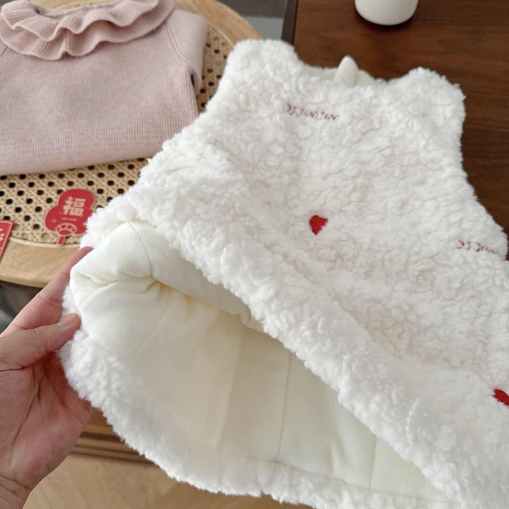 Vestido Infantil Love Pelinhos