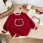 Blusa Infantil Tricô Hello Kity