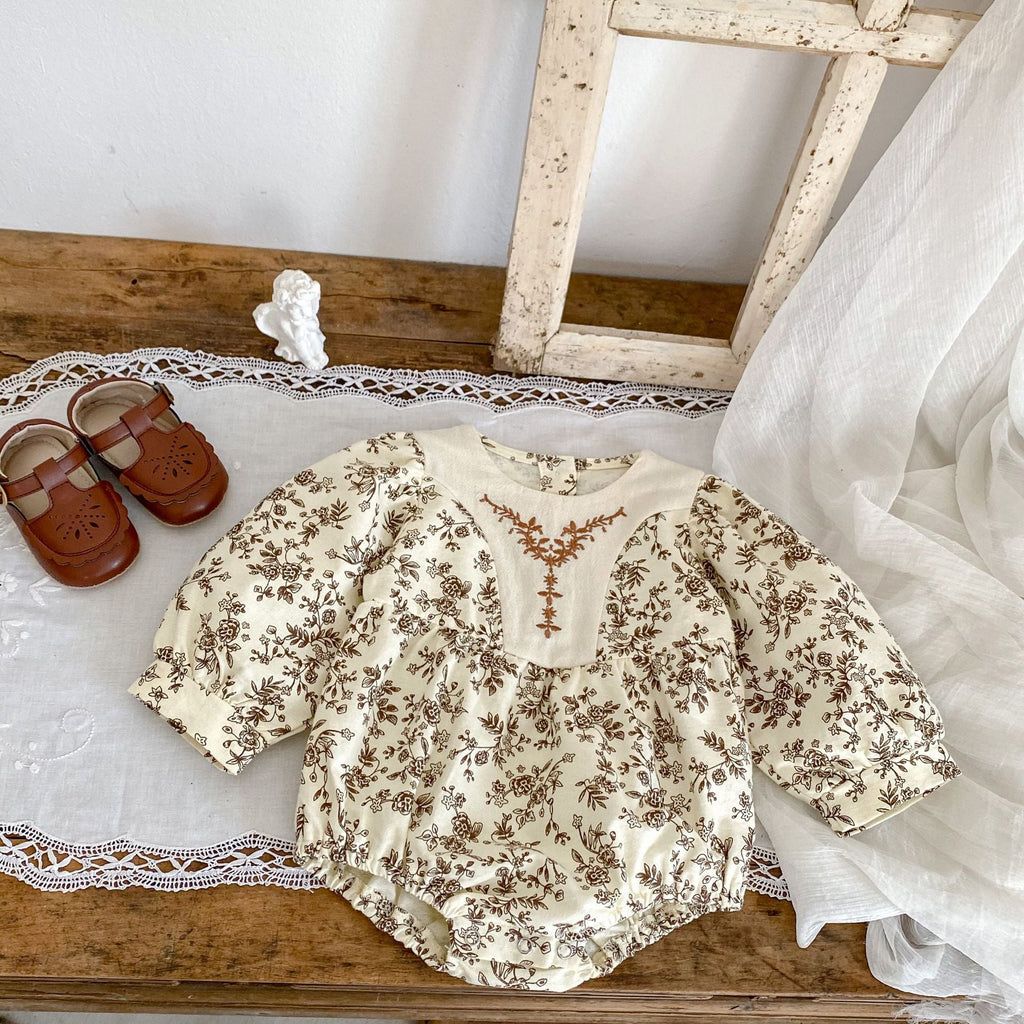 Body Infantil Feminino Flores