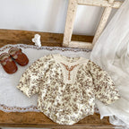 Body Infantil Feminino Flores