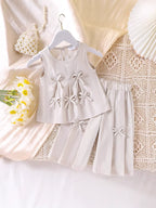 Conjunto Infantil Feminino com Lacinhos