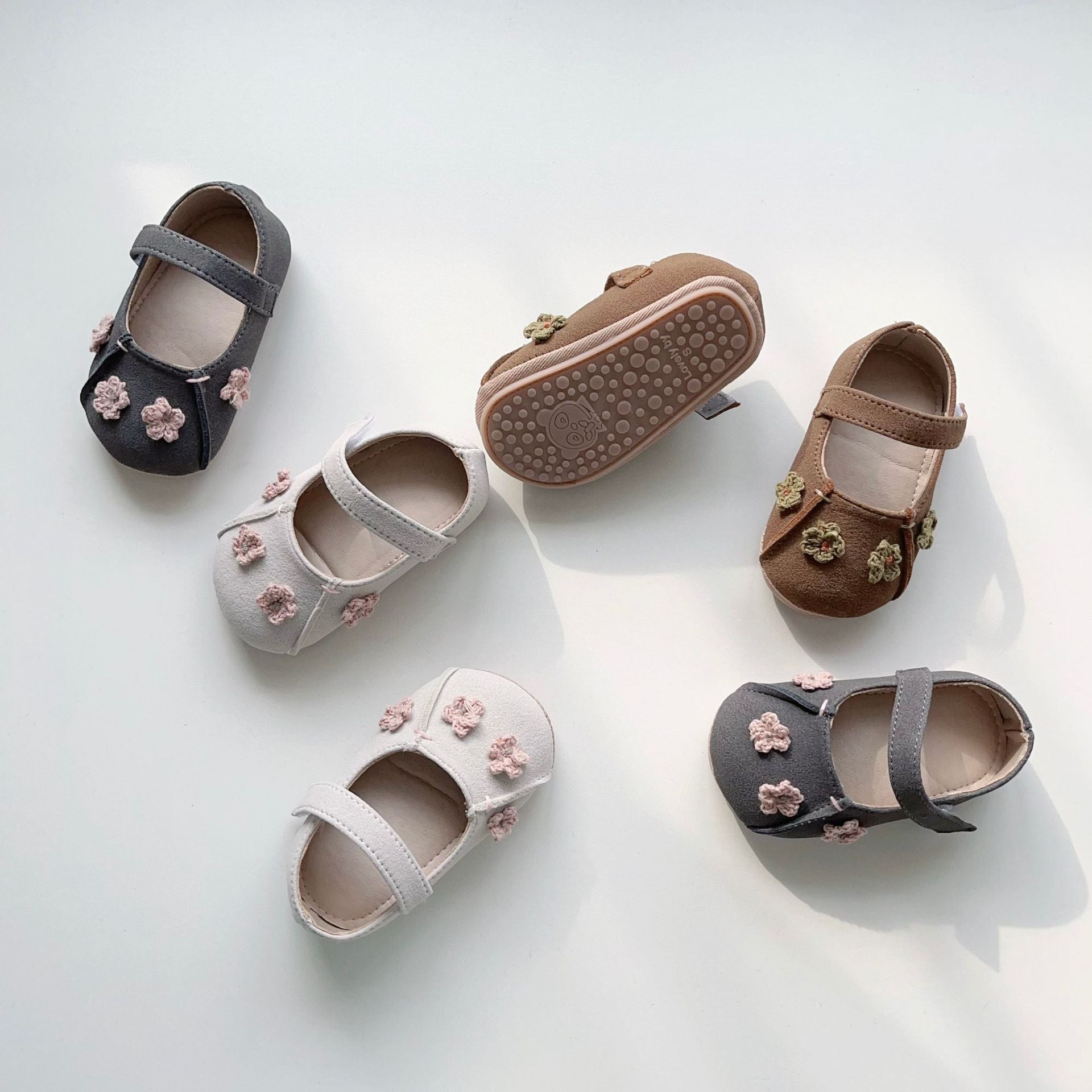 Sapato Infantil Feminino Florzinhas