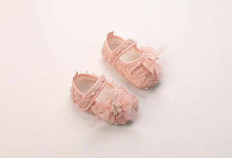 Sapato Infantil Flores Lacinho