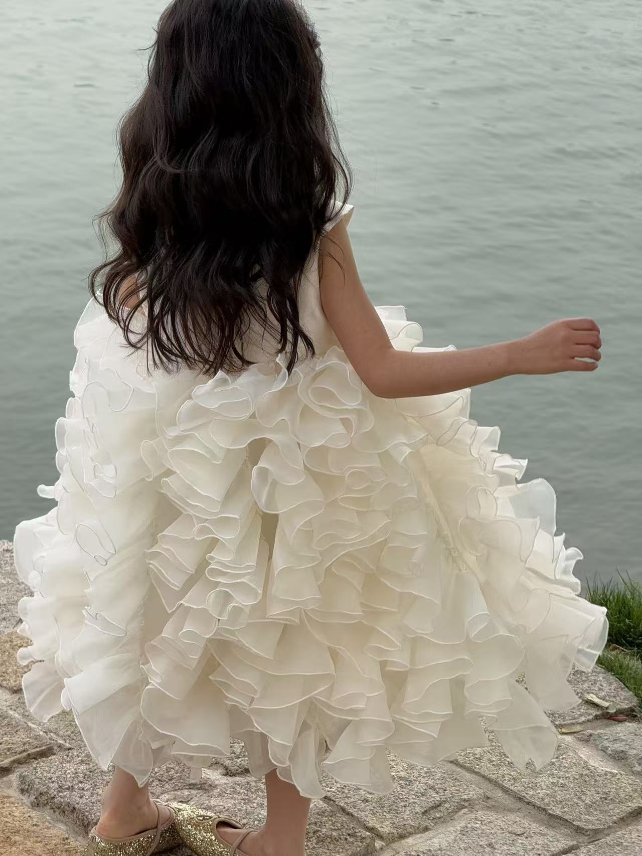 Vestido De Festa Camadas de Tule