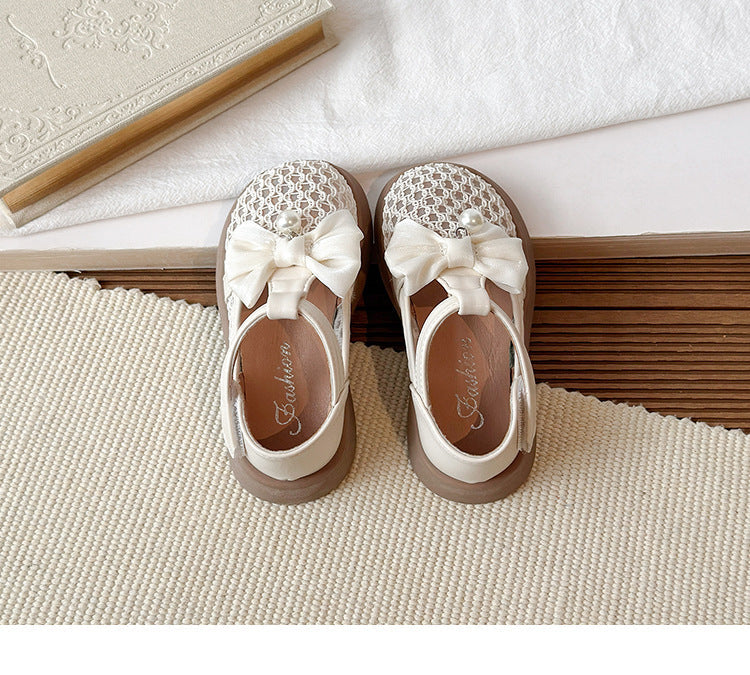 Sapato Infantil Lacinho Pérolas
