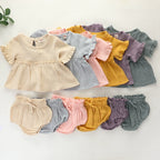 Conjunto Infantil Feminino Verão Lacinho
