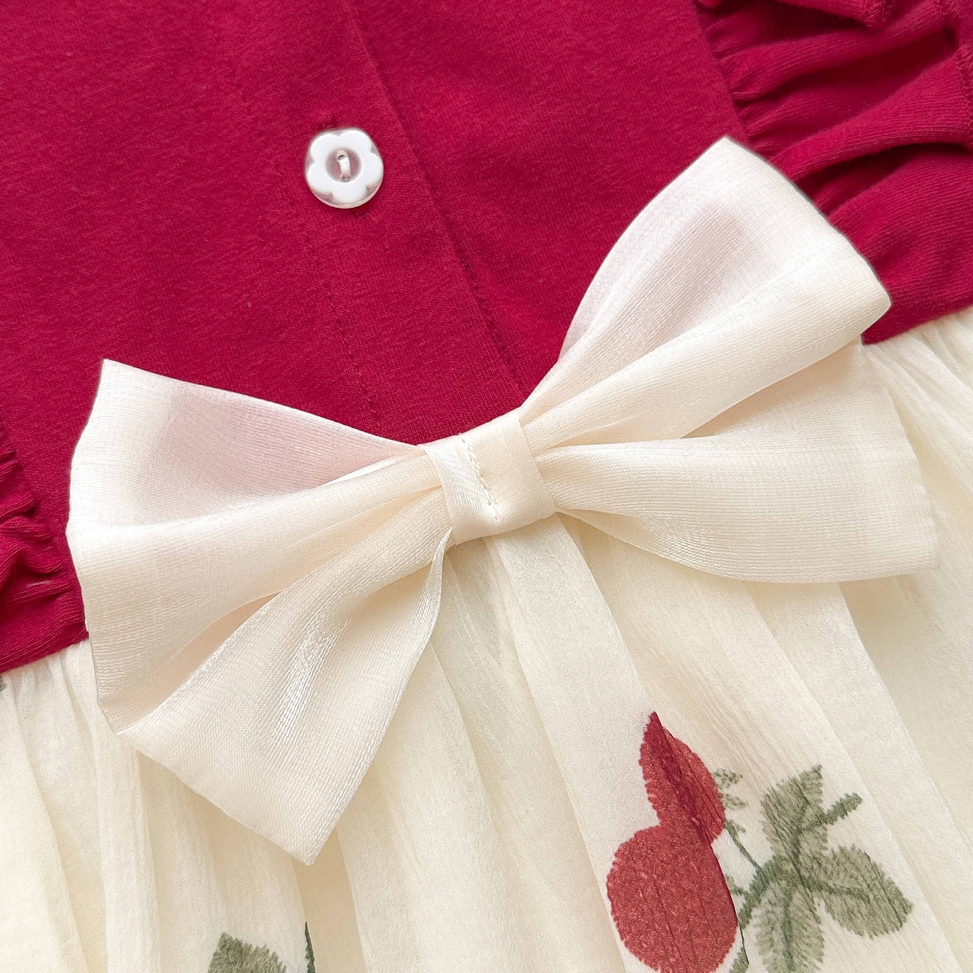 Body Infantil Feminino Frutinha Lacinho