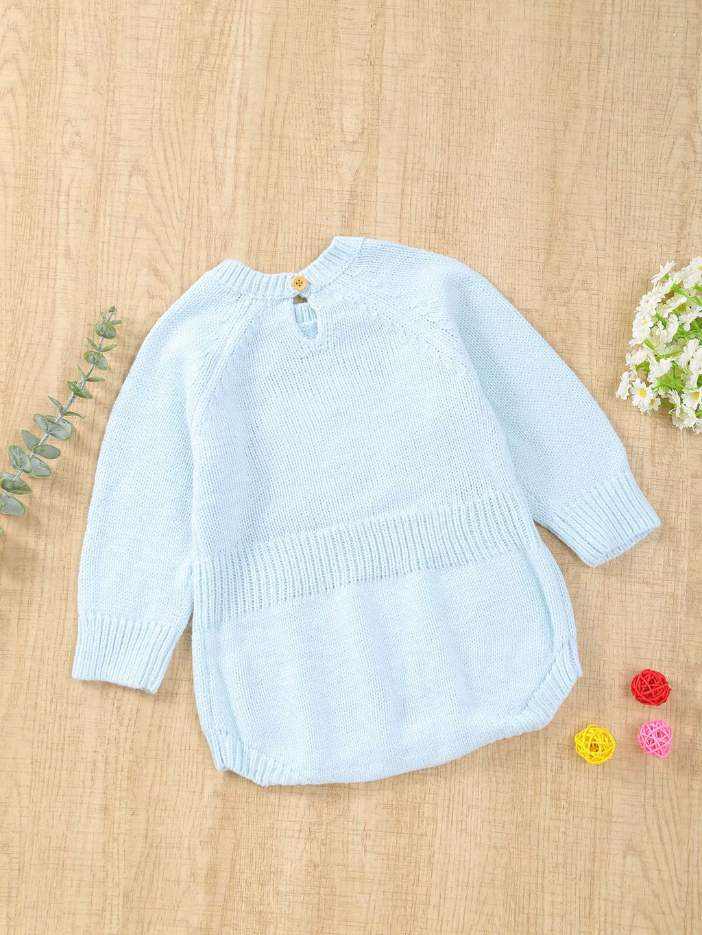 Body Infantil Feminino Tricô Flores