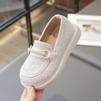 Sapato Infantil Feminino Strass Brilhante