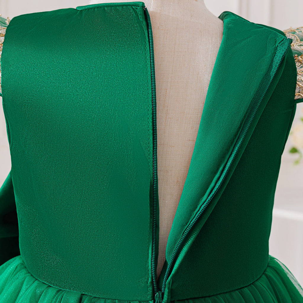 Vestido de Festa Rendado com Laço