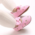 Sapato Infantil Florzinhas e Lacinho