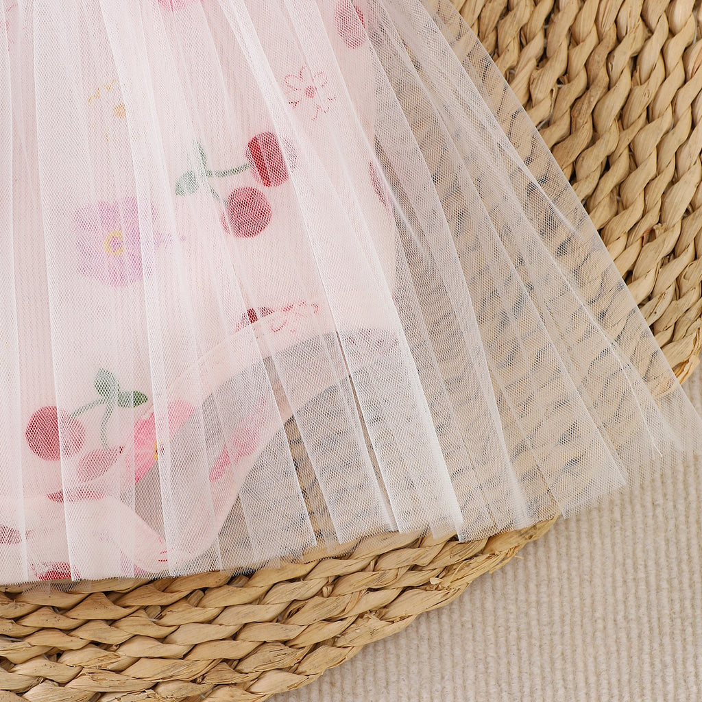Body Infantil Feminino Cerejinhas