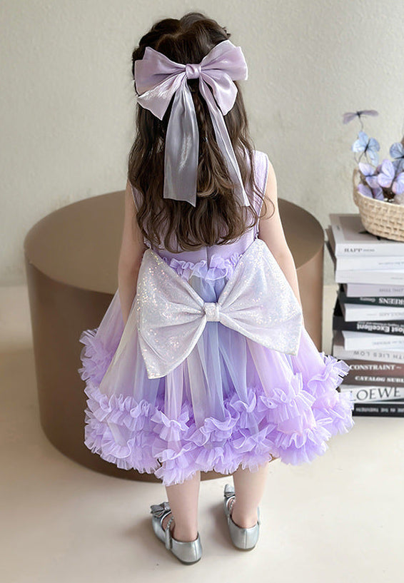 Vestido Infantil Tule Colors e Brilhos