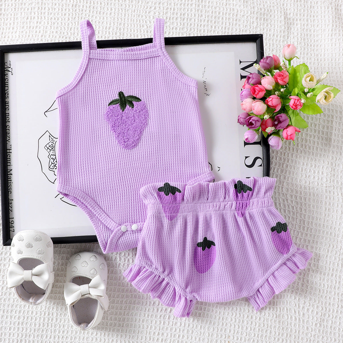 Conjunto Infantil Verão Moranguinhos