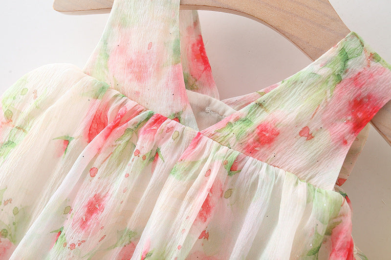 Vestido Infantil Verão Floral