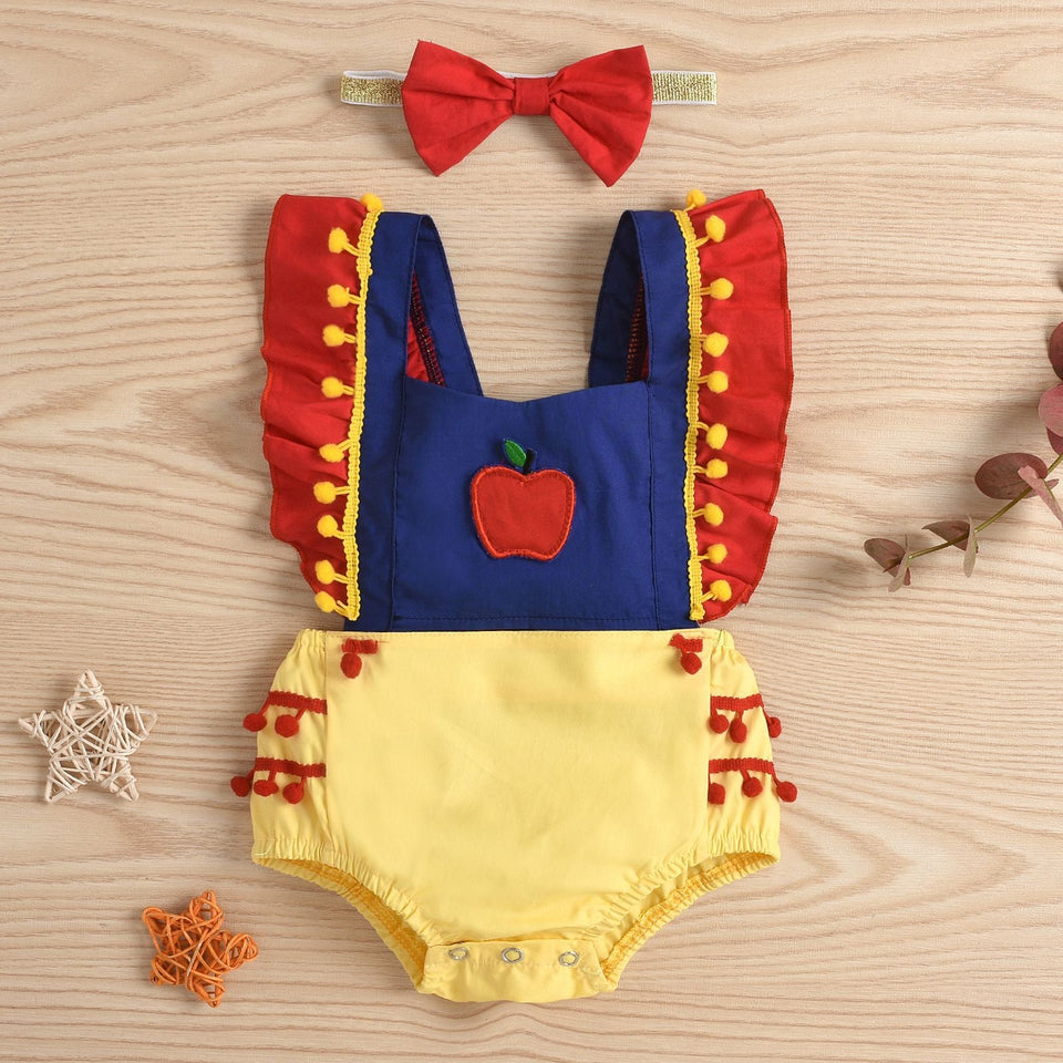 Body Infantil Feminino Princesa Maçã