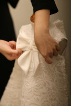 Vestido Infantil Rendado e Lacinho