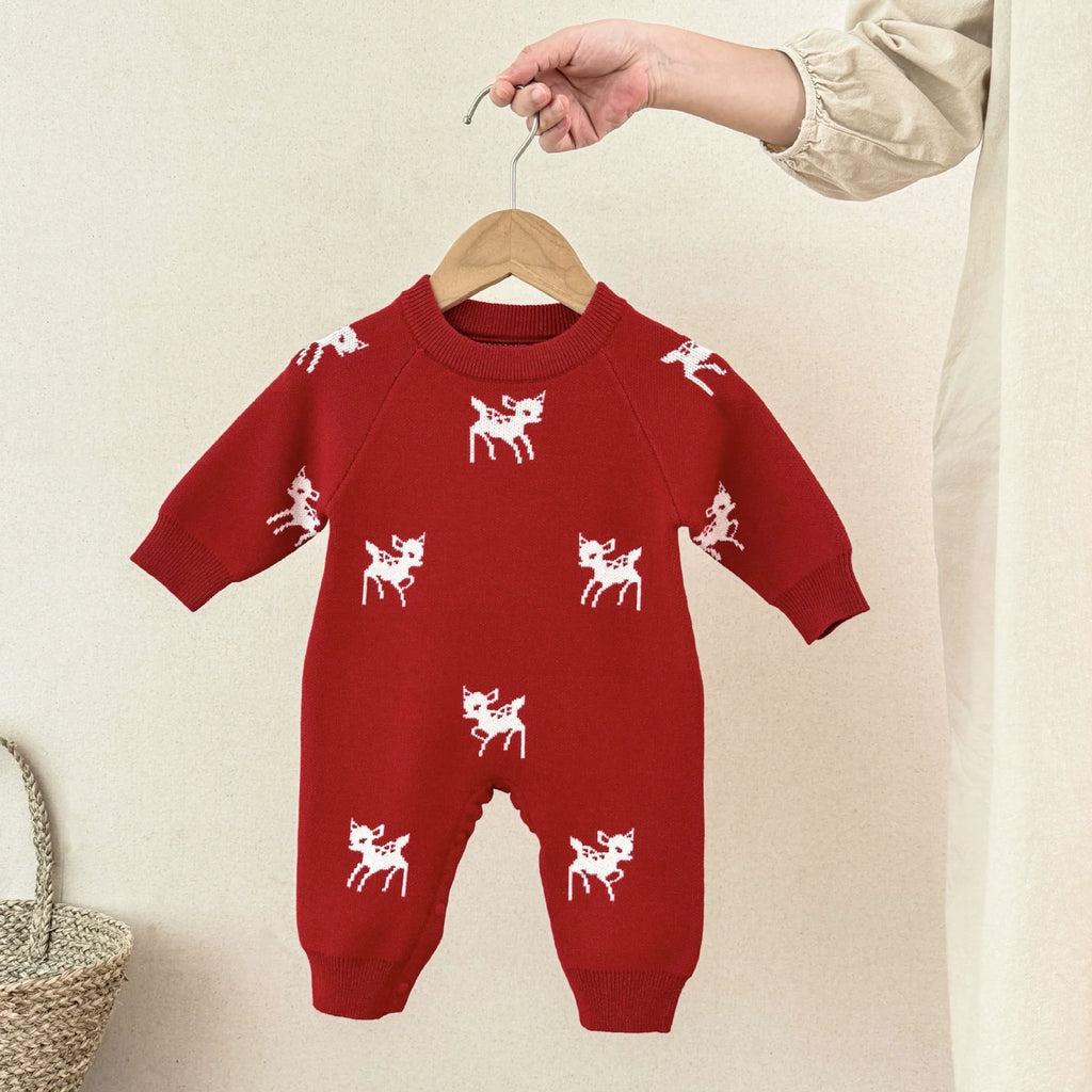 Macacão Infantil Tricô Bichinhos