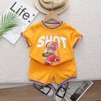 Conjunto Infantil Masculino Ursinho Basquete