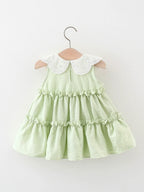 Vestido Infantil Golinha de Renda Camadas