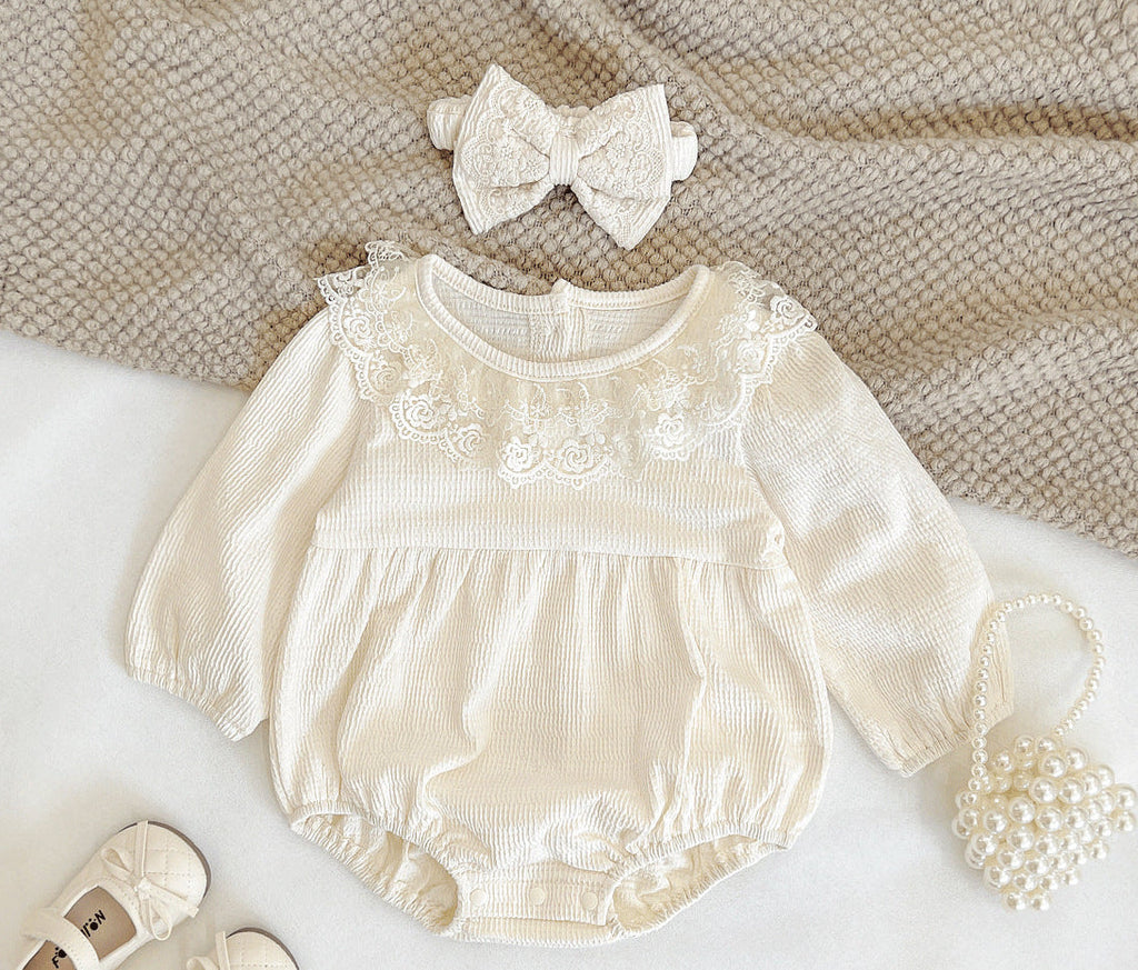 Body Infantil Feminino com Rendinha