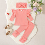 Conjunto Infantil Feminino Canelado Babadinho