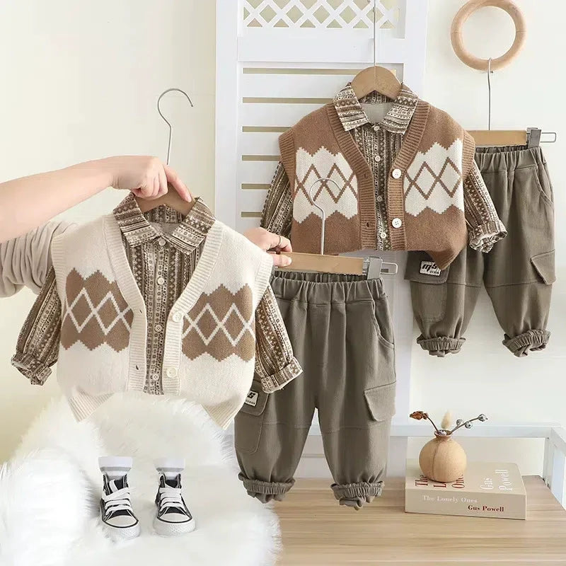 Conjunto Infantil Masculino Inverno 3 Peças