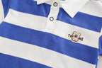 Conjunto Infantil Masculino Polo Lístras e Jeans