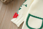 Conjunto Infantil Feminino Inverno Cerejinhas