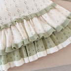 Vestido Infantil de Tricô Babadinho