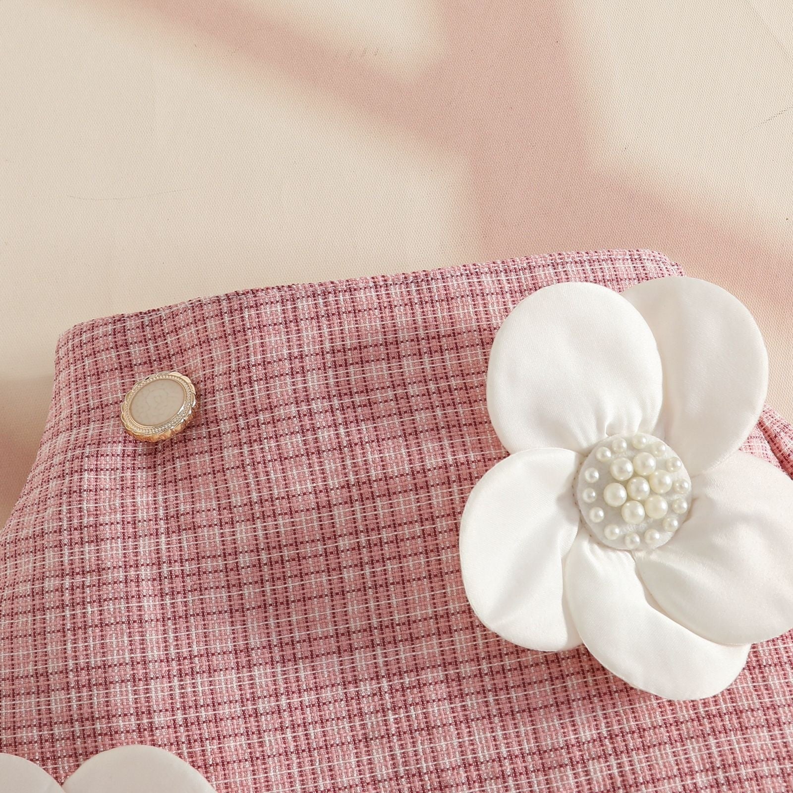 Conjunto Infantil Feminino Flores Botõeszinhos
