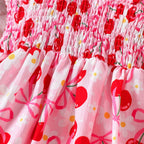 Vestido Infantil Cerejinhas