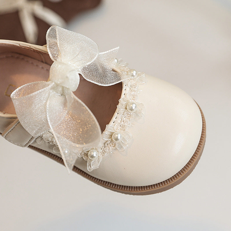 Sapato Infantil Feminino Lacinho de Tule
