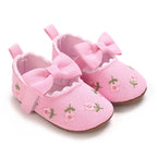 Sapato Infantil Florzinhas e Lacinho