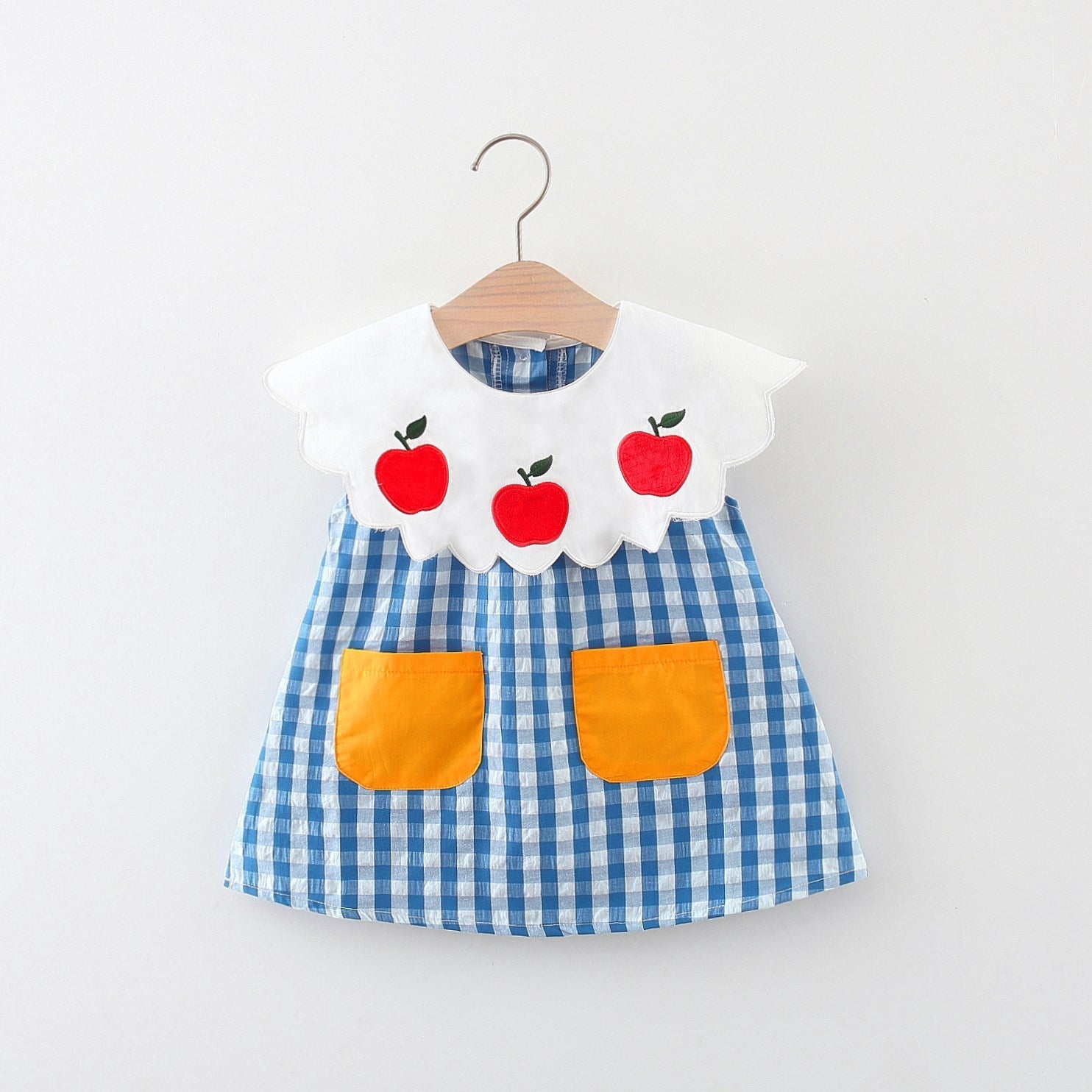 Vestido Infantil Xadrez Maçazinha