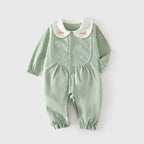Macacão Infantil Feminino Floral Golinha