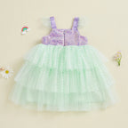Vestido Infantil Sereia