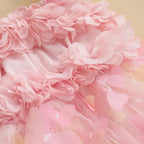 Body Infantil Feminino Rosa Floral
