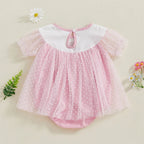 Body Infantil Tule Poá Girl