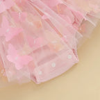 Body Infantil Feminino Rosa Floral