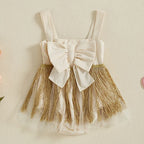 Body Infantil Feminino Laço Franjinha