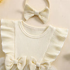Body Infantil Feminino Lacinhos Tule Floral