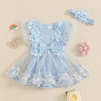 Body Infantil Feminino Bordado Flores