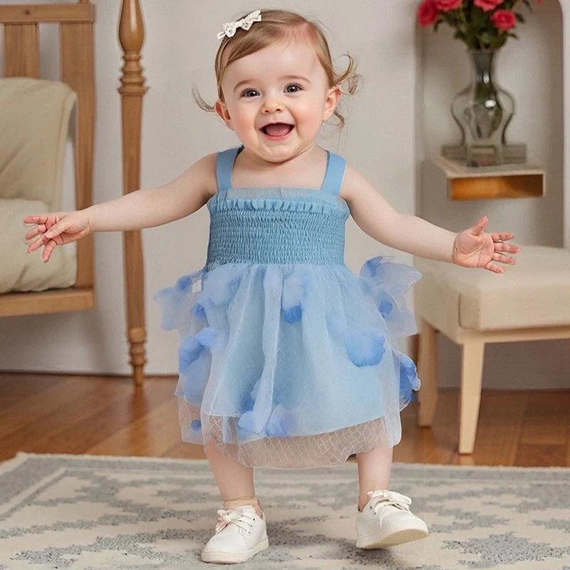 Vestido Infantil Tule Asinha