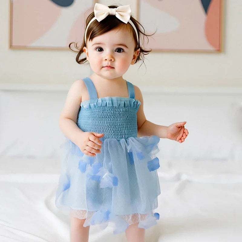 Vestido Infantil Tule Asinha