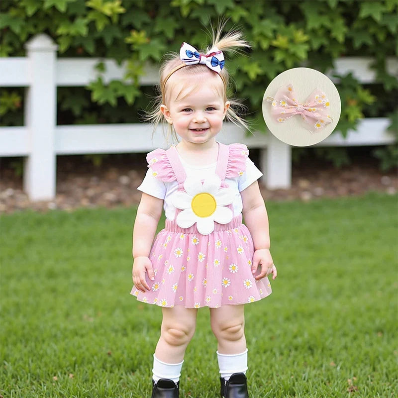 Conjunto Infantil Feminino Margaridas