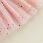 Vestido Infantil de Tule Lacinho