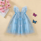 Vestido de Tule Infantil Asa Lacinhos