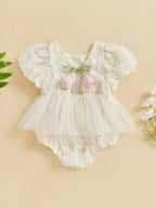 Body infantil Feminino Flor Babadinhos