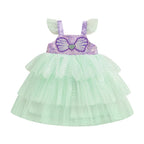 Vestido Infantil Sereia